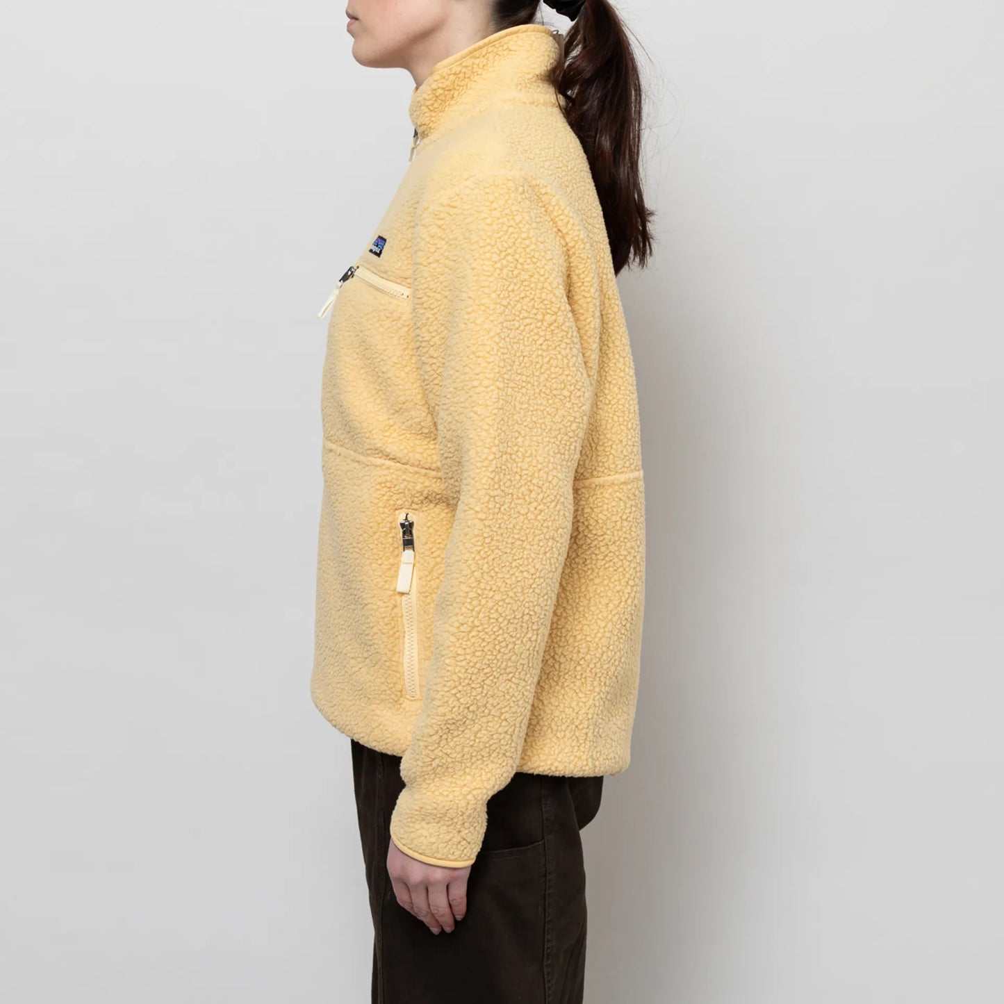 Patagonia Womens Retro Pile Fleece Marsupial Beeswax