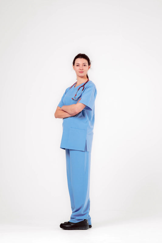 Key Scrubs Eco Stretch Atlantic Scrub Top KEYTU100