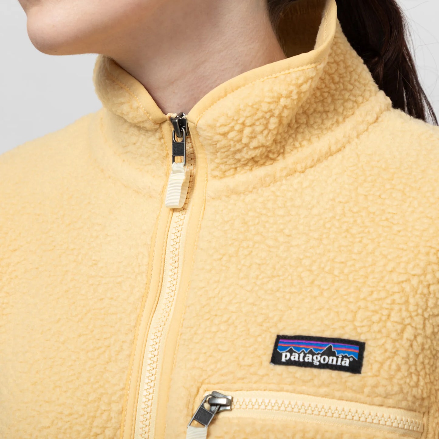 Patagonia Womens Retro Pile Fleece Marsupial Beeswax