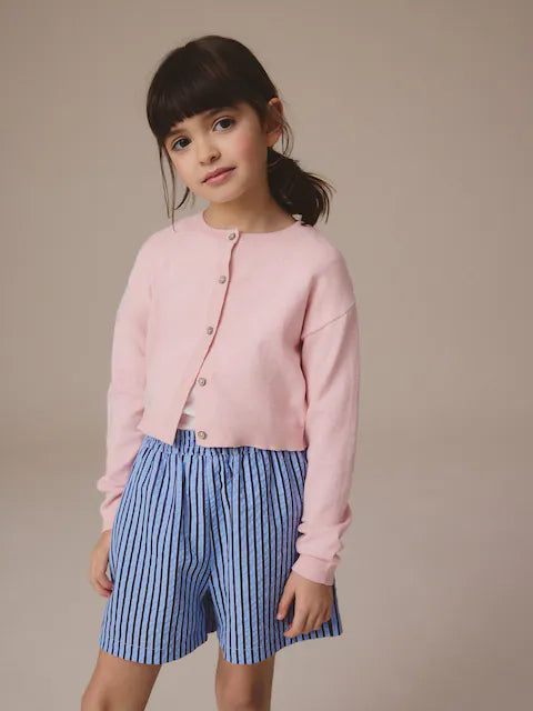 White Button Up Cardigan (3-16yrs)