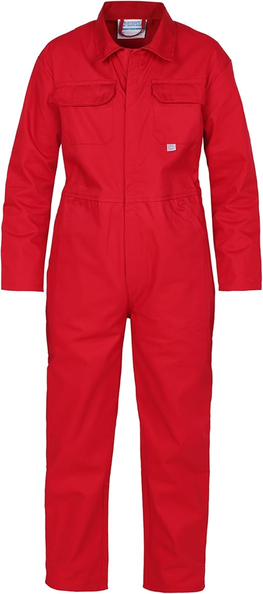 Tearaway Junior Coverall Features Velcro Fastening -Secure Pockets - Durable - Kids Boiler Suit