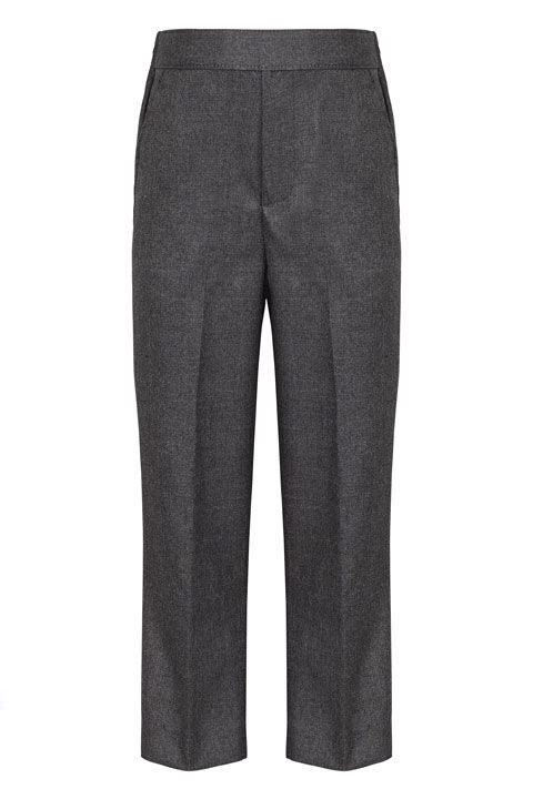 David Luke Eco Junior Boys' Pull Up Trousers Grey
